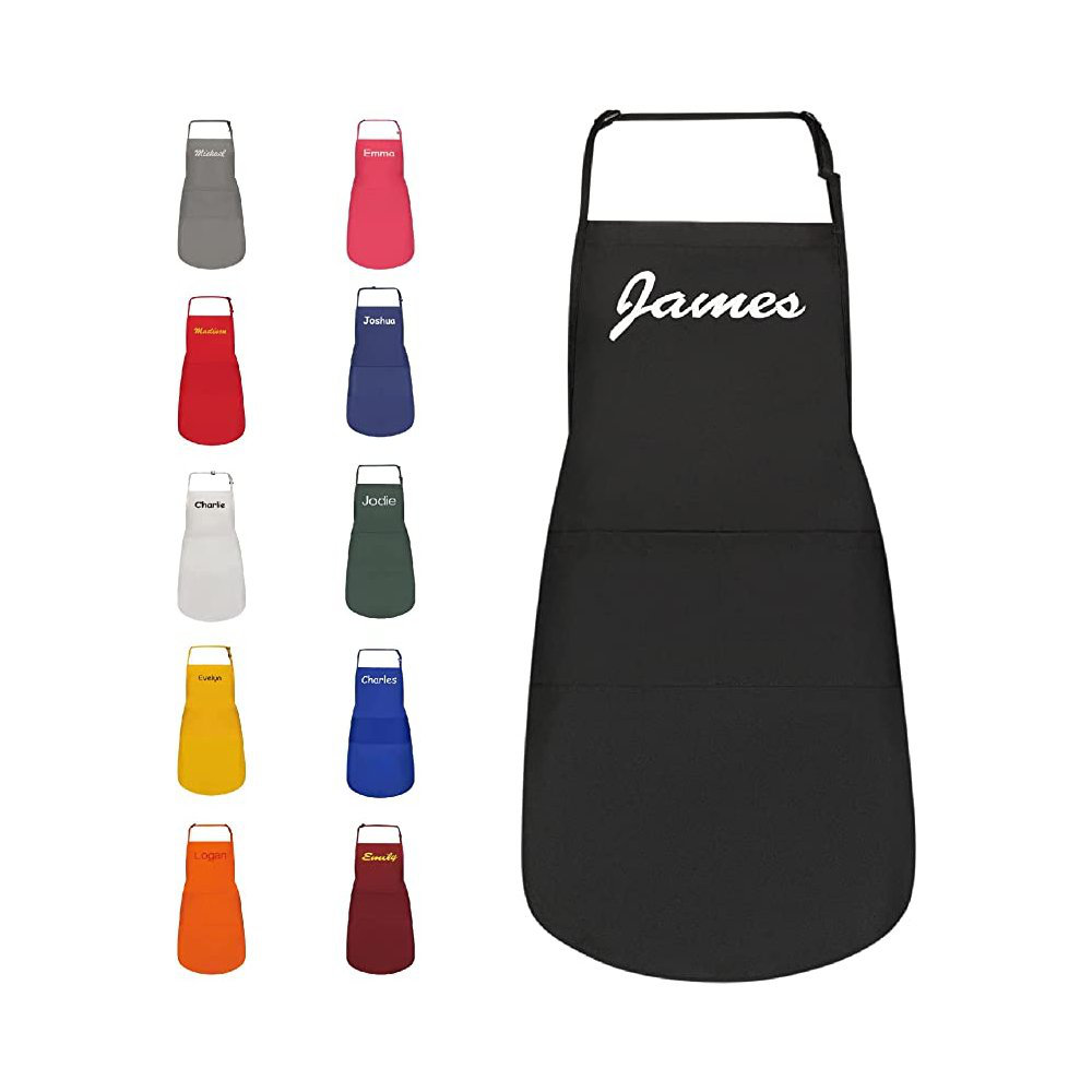 Apron - Personalized Kitchen Apron with Utensils and Name