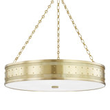 Gaines - 6 Light Pendant - Historic Nickel Finish
