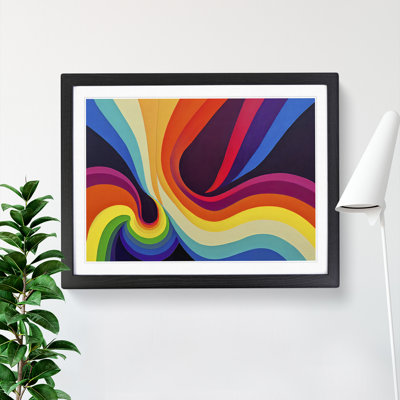 Abstract Rainbow Art Vol.3 - Framed Print