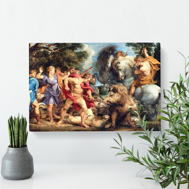 Attack by Peter Paul Rubens - Wrapped Canvas, 50cm H x 76cm W x 3cm D