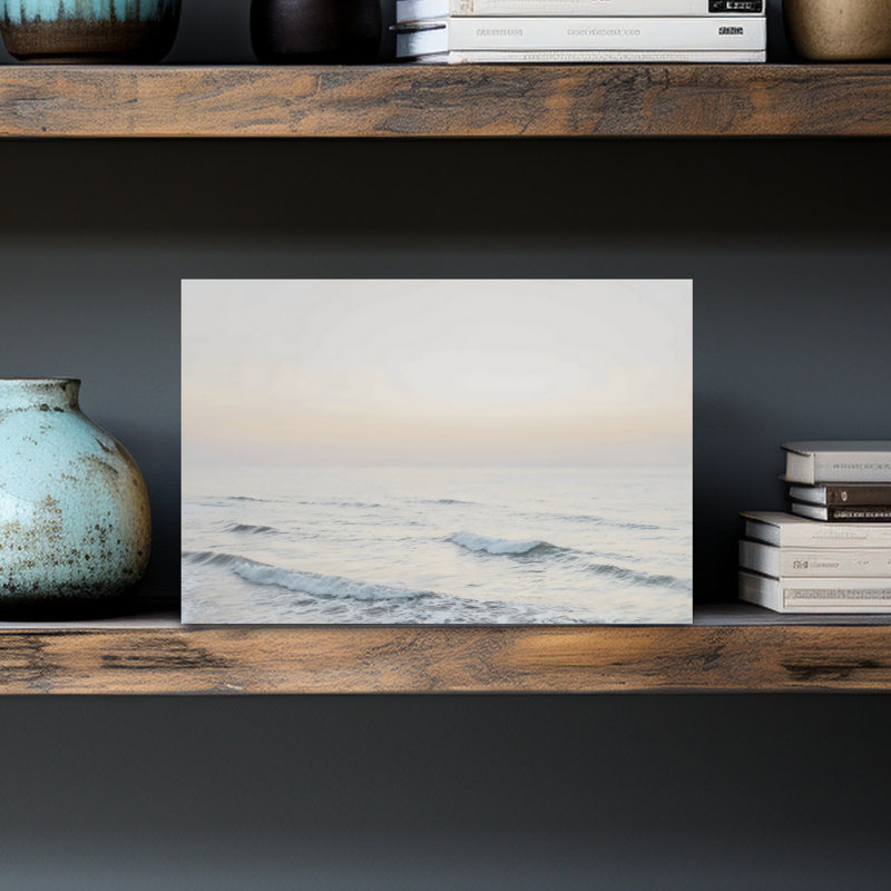«Dawn Contemporary Beach», art mural, 12" H x 18" W