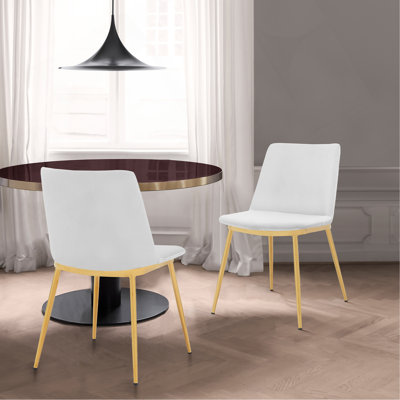 Ensemble de 2 chaises de salle à manger modernes Opalyn