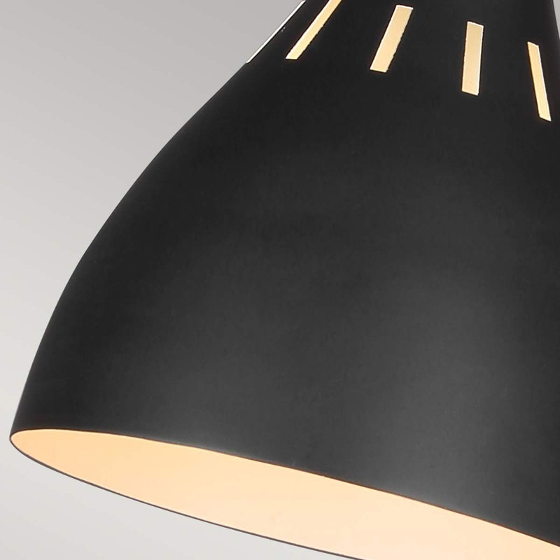 Zahir Metal Arched Lamp, Black