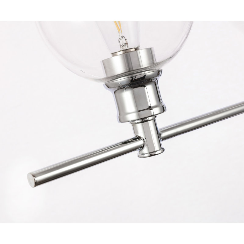 Drinkard 4 - Light Vanity Light, Clear, Chrome