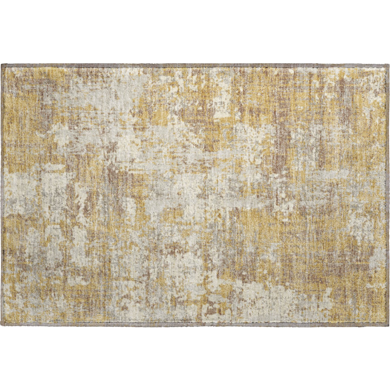 Premium Machine Washable Mayfield AMF1008 Abstract Rug, Rectangle 1'8" x 2'6"