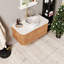 Meuble-lavabo flottant mural 36 po avec lavabo en céramique, plateau en pierre frittée, tiroir à fermeture en douceur 36 po-2079071665-2079071674