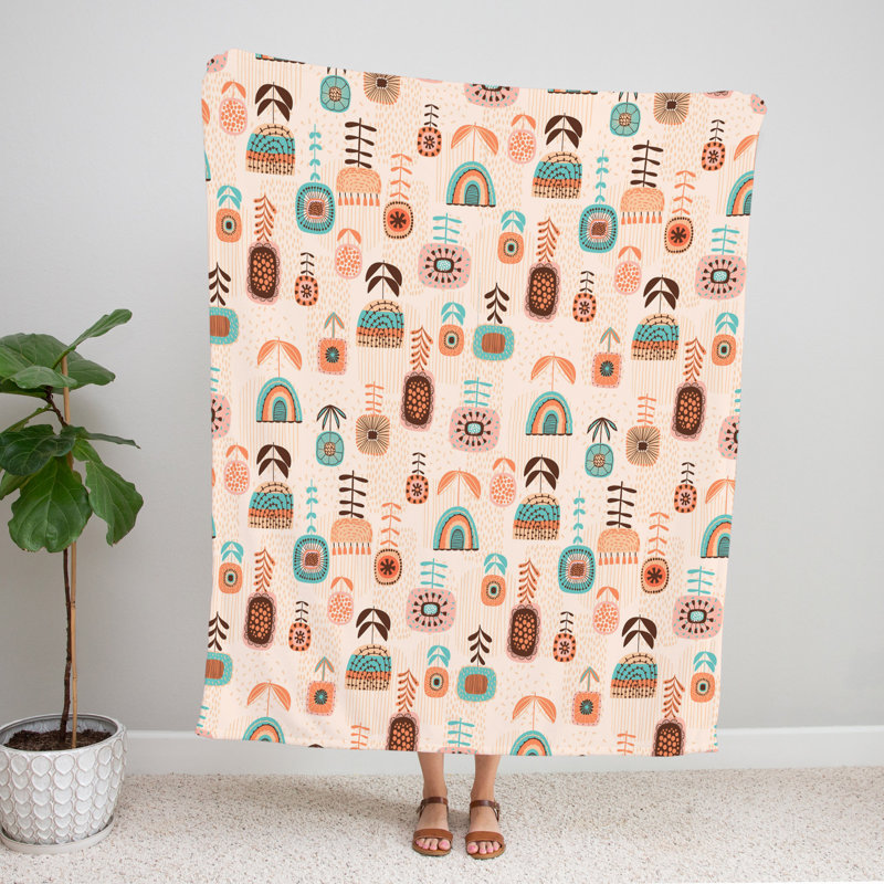 Throw Blanket, 50" W x 60" L