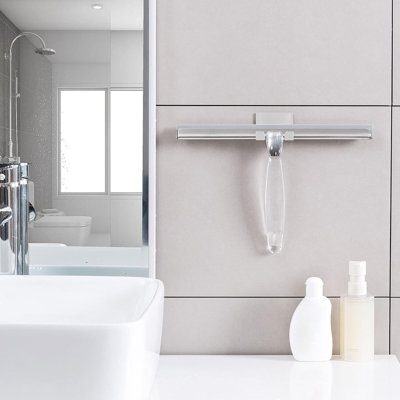 10 Glass Door Stainless Steel Shower Squeegee