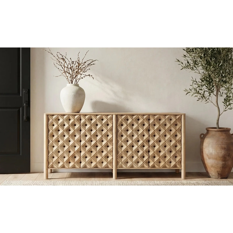 Fulton 4 Door Sideboard Natural