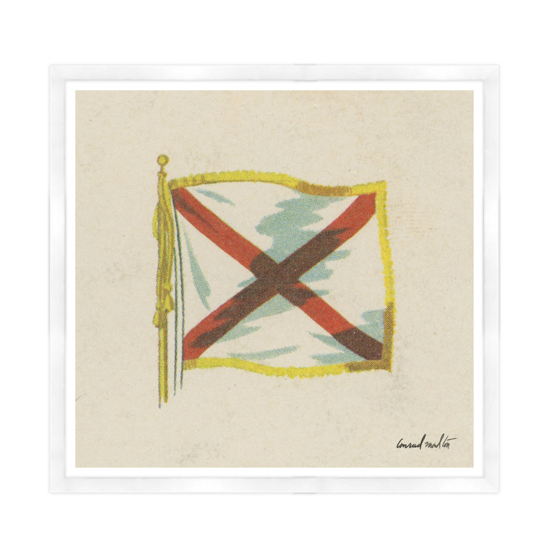 Alabama - reproduction de cadre photo, Cadre blanc