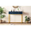 Console avec deux tiroirs - Bleu marine pour les intérieurs à la mode-1863249952