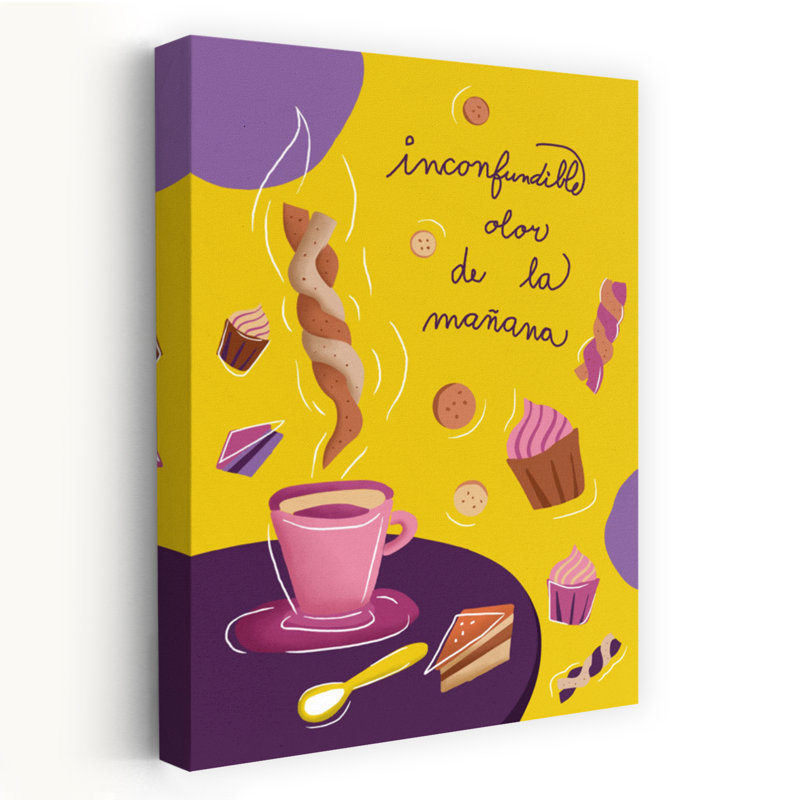 Sweet Morning Coffee Wall Art, 18" H x 12" W
