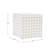  Soft Cube Ottoman - Natural Plaid Woven Fabric-222717241