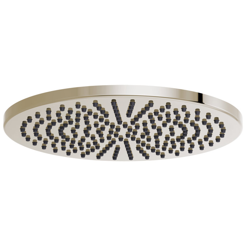 Essential™ Rain Adjustable Shower Head, Polished Nickel, 2.5 GPM