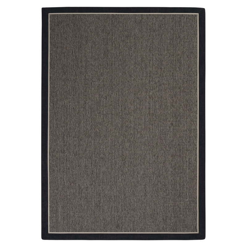 Tapis en sisal à double bordure Lopez, Rectangle 4 pi x 6 pi 7 po