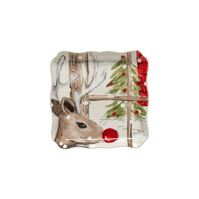 Costa Nova Deer Friends Stoneware Tray