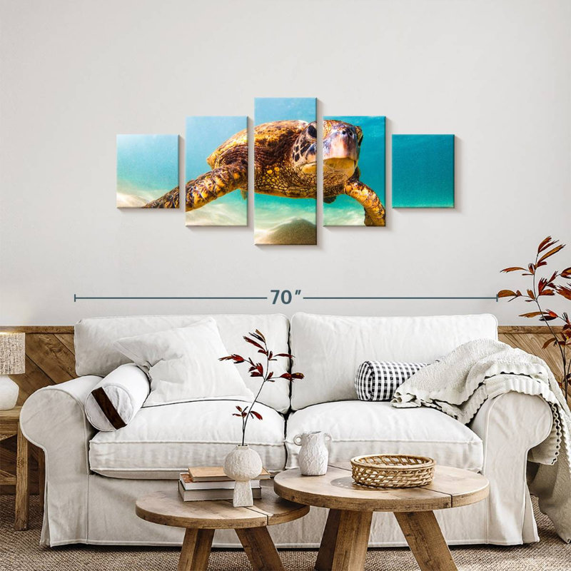 Hawaiian Turtle, 24" H x 55" W