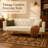 74 Inch Foldable Sleeper Sofa-1342876149