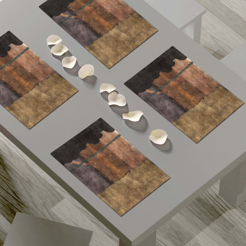 Napperon abstrait en polyester