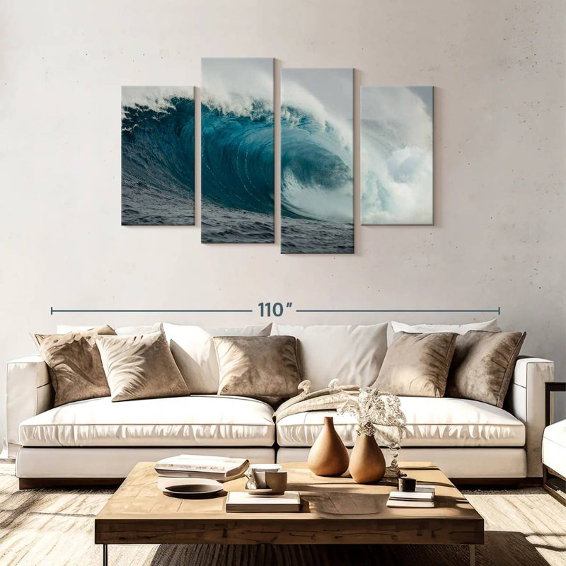 Gillard Barringle Ocean Wave, H 48 po x l 75 po