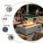Dublin 52" Rectangle Concrete Fire Table Beige Color-2006526749