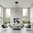 Jancar 6-Light Modern Sputnik Chandelier Stairs Hallway Hanging Pendant Remote Dimmable-95602015