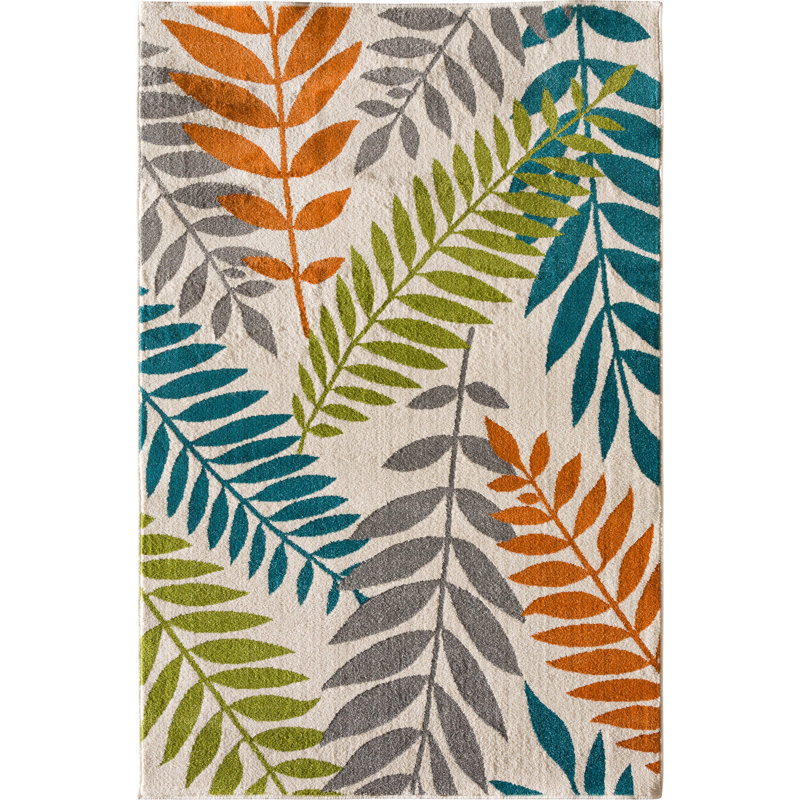 Bay Isle Home Maddock Floral Indoor / Outdoor Rug & Reviews | Wayfair
