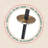 Slim Round Holder, Metal  Removable Plastic Liner Tall  Bathroom Toilet Brush, Soft Touch Black and Gold-113862388