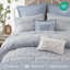 Ensemble d'édredon 7 pièces en jacquard pour très grand lit-130671569-130671571