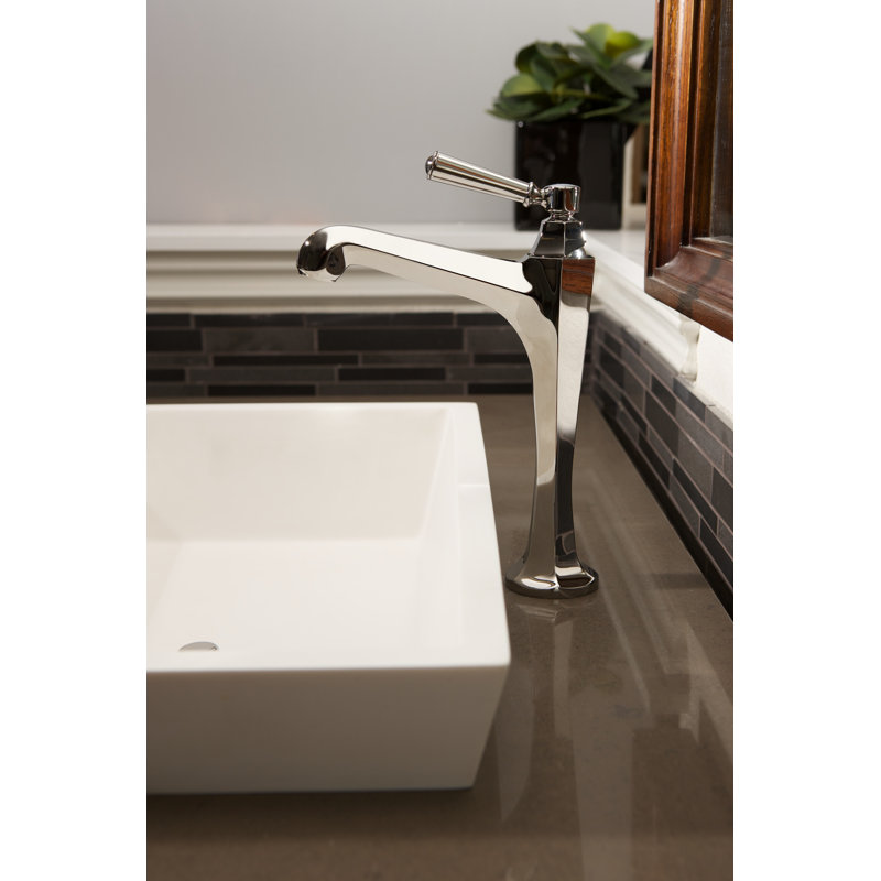 Metropole Single Hole Vessel Faucet, Polished Chrome