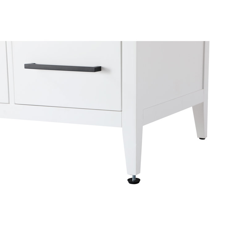 Meuble-lavabo simple 42 po, Blanc