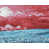 Rouge / bleu sarcelle