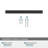 Versa 5-1/16 inch (128mm) Center-to-Center Matte Black Cabinet Bar Pull-136235664-50304512-136235668