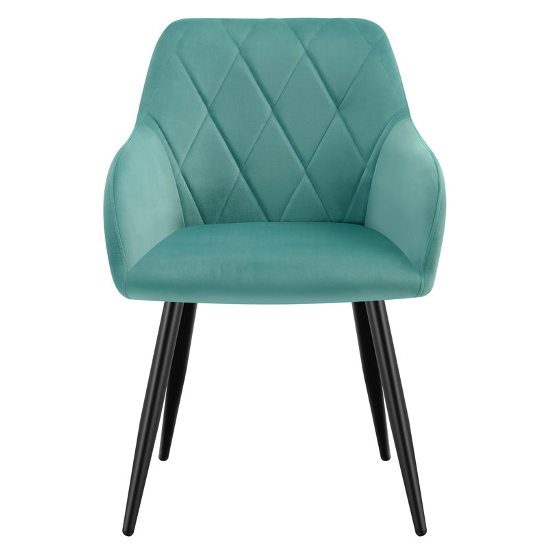 Alvion Upholstered Dining Chair, Turquoise