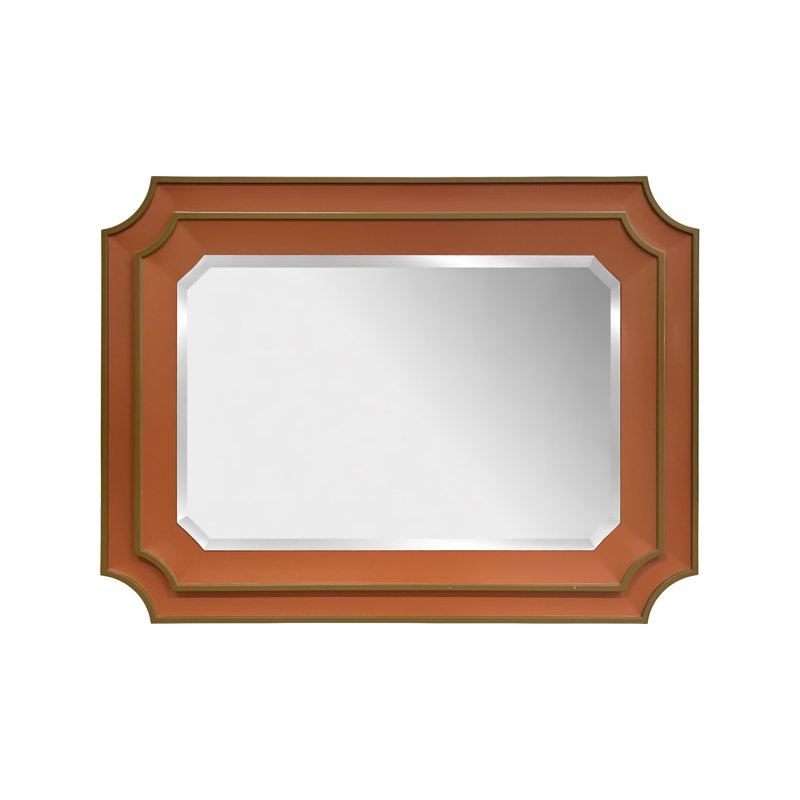 Dante Accent Mirror, Orange