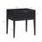 Carrera Fluted Wooden Nightstand with 1 Drawer-457387552