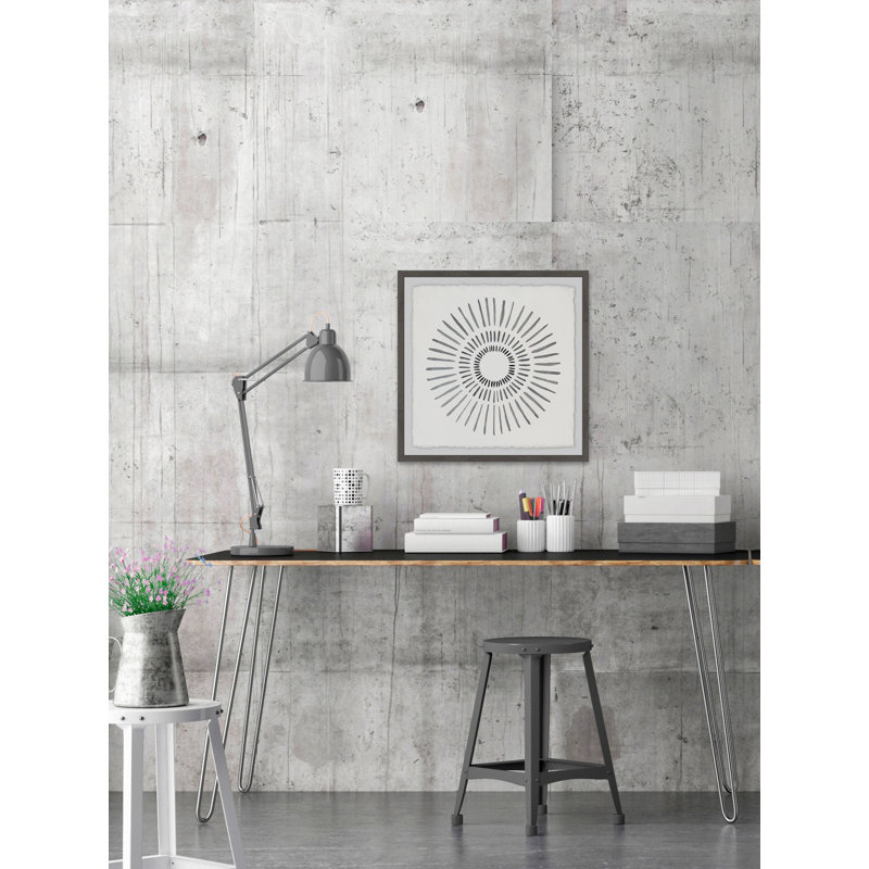 'Sundial' Framed Print, 12" H x 12" W x 1.5" D