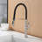 20.3" Modern Single Handle Pull Out Kitchen Faucet, 2 Flow Modes-128966333