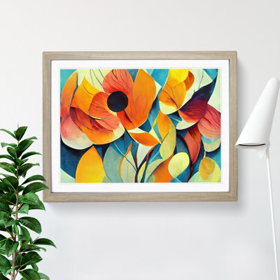 Flowers Abstract Vol.3 - Single Picture Frame Painting