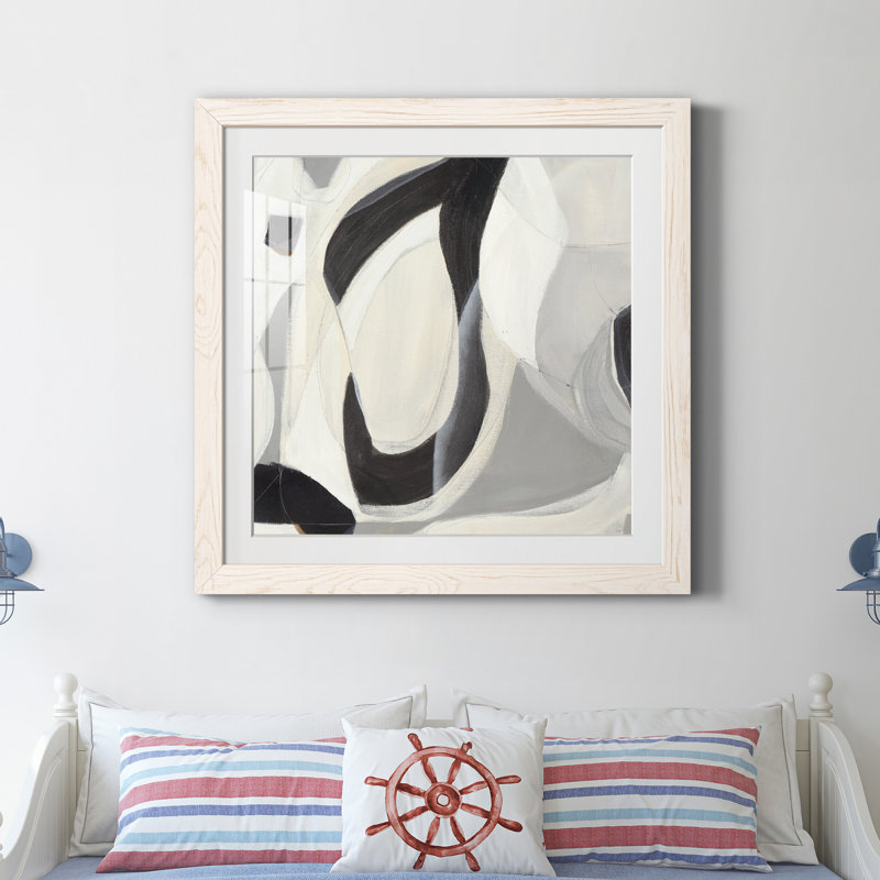 La recherche III - Cadre photo, reproduction d'art sur papier, Papier blanc, H 35,5 po x l 35,5 po x P 1,5 po