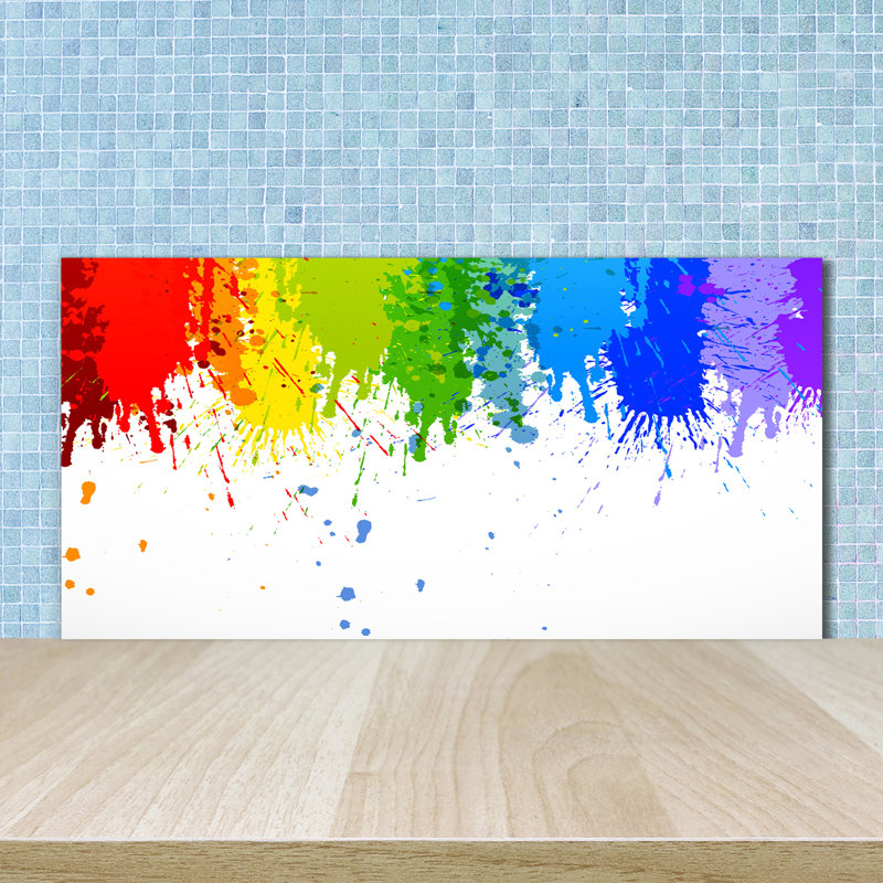 50cm W x 100cm L Glass Peel and Stick Panel