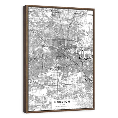 White Houston Texas Map