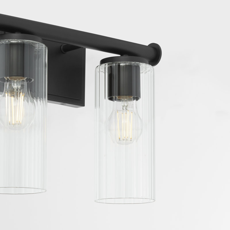 MERCIER 2 Light Vanity, Matte Black