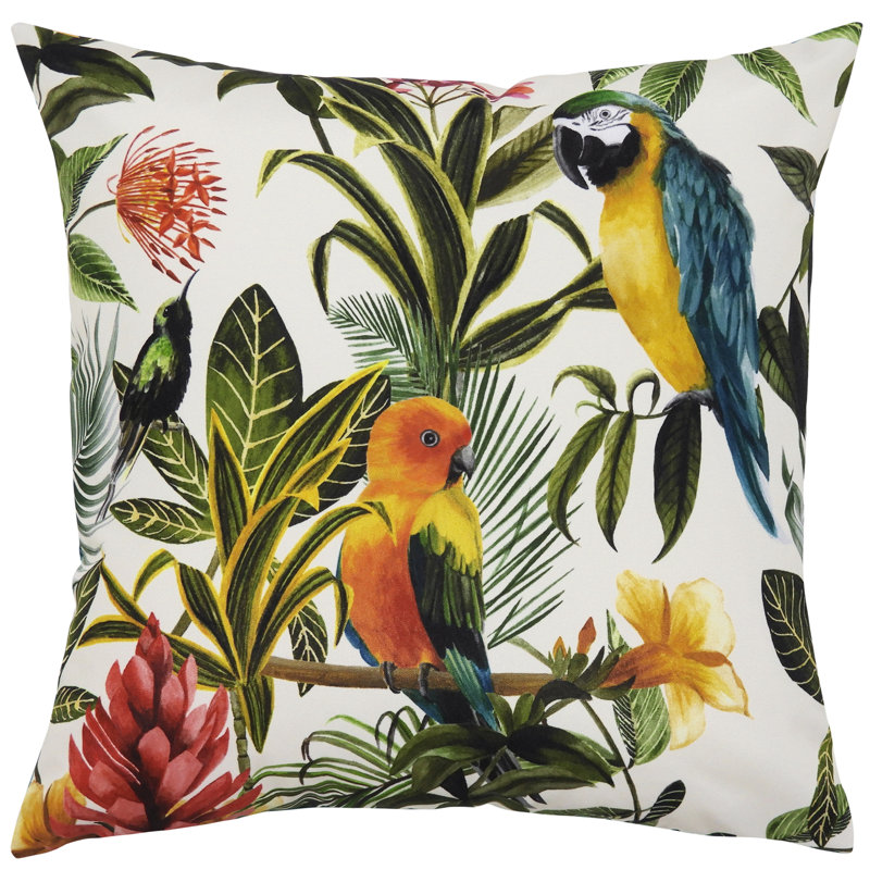 Indoor / Outdoor Floral Square Cushion