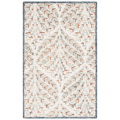 Tapis ivoire / vert Janeidy 208
