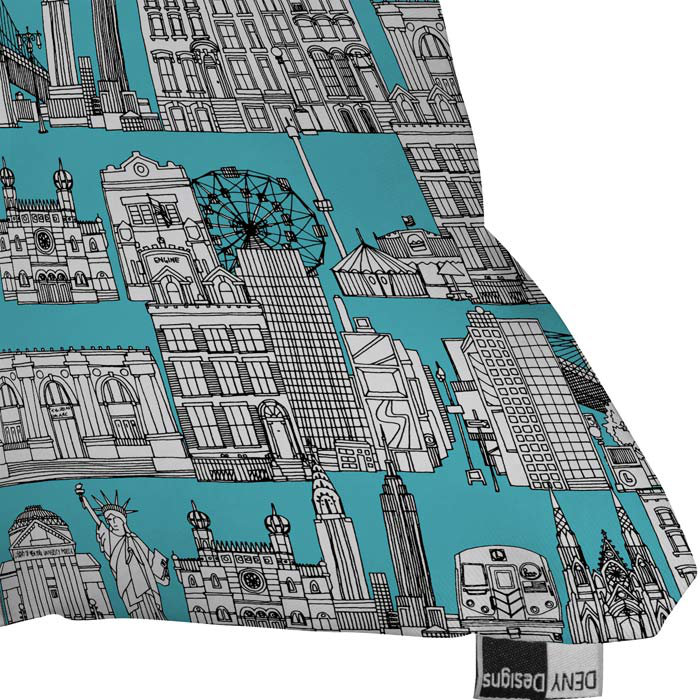 Coussin extérieur New York, 18 po x 18 po