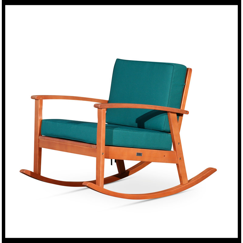 Chaise berçante Lohrman Eucalyptus, Vert