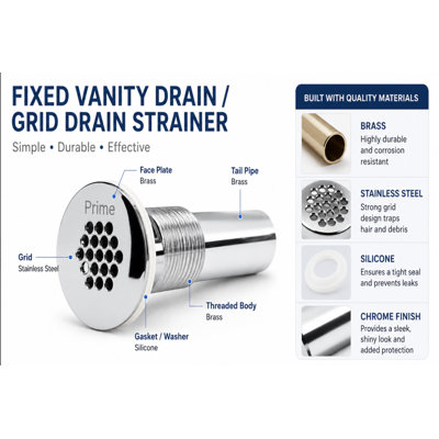 Crépine à drain fixe Prime FFE