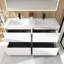 Meuble-lavabo double 60 po avec lavabo en résine-2092033819