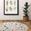 Tapis tressé Green Blossom-945929342